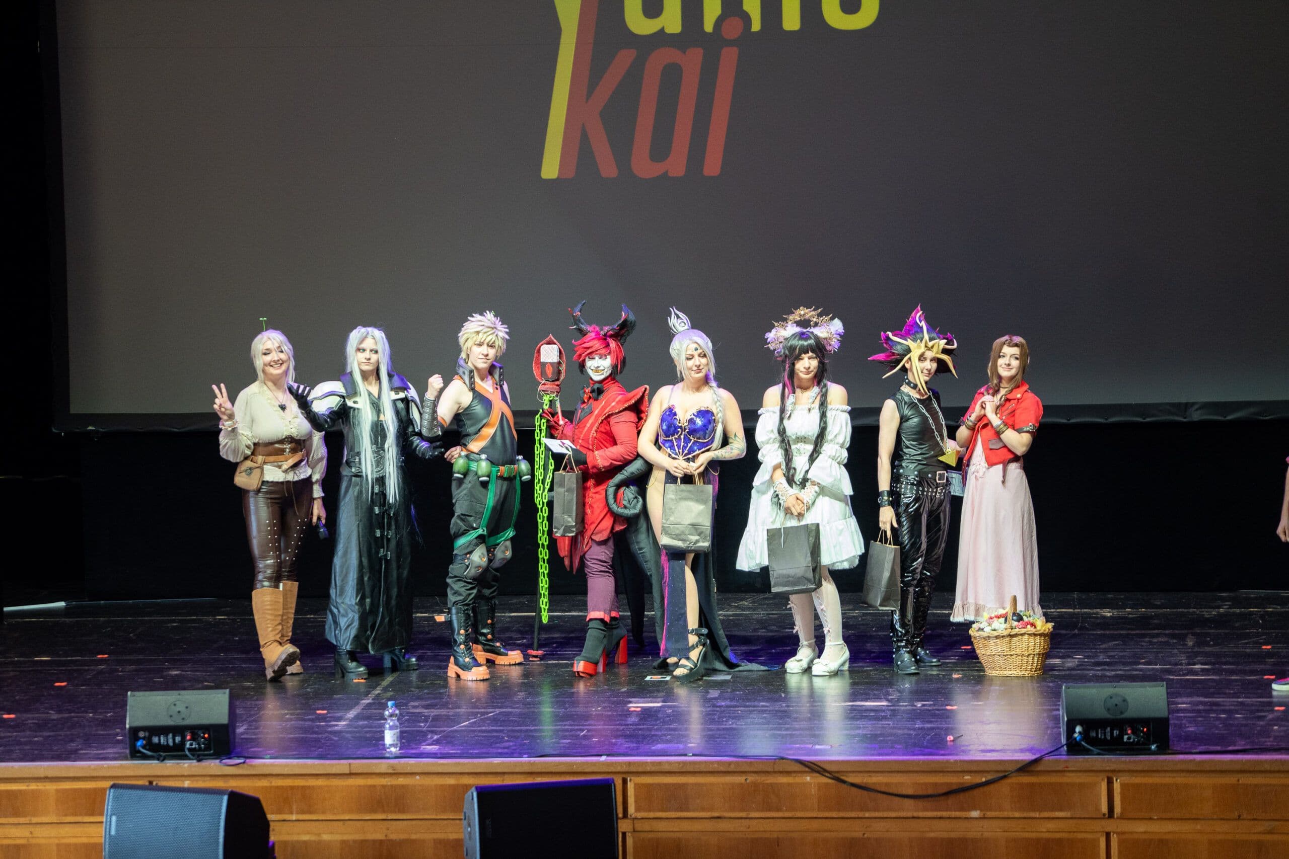 Gruppenbild der Cosplay Catwalk Gewinner